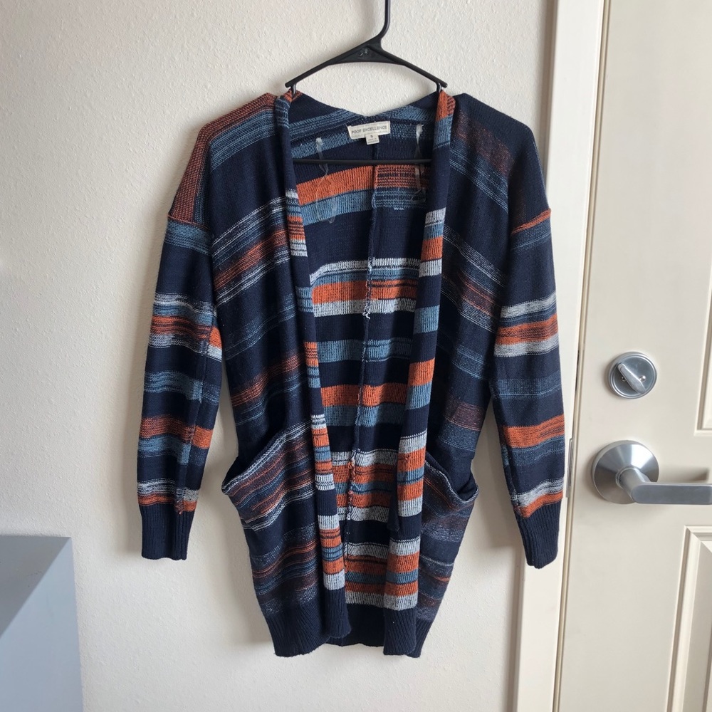 Boho Striped Cardigan